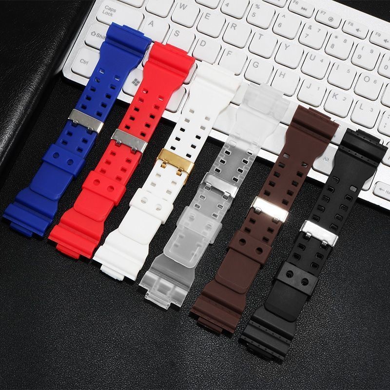 สายนาฬิกายางเข้ากันได้กับสายนาฬิกา GA5146 5081GAX100 5522GA700 GA400 GD110