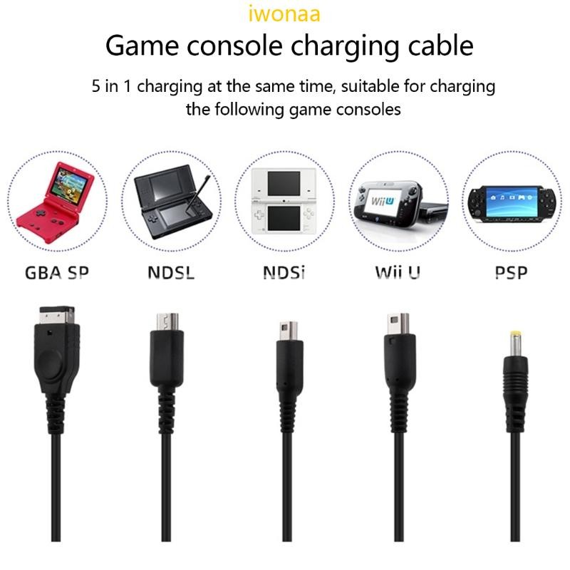 Iwo สายชาร์จสําหรับ XL สําหรับ NDS Charger Line Cabl