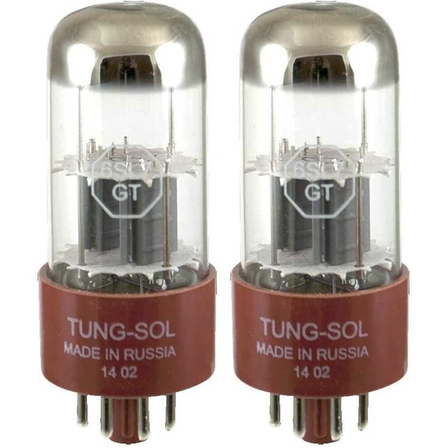 Tung-Sol Reissue 6SL7 GAIN MATCHED คู่ (2) หลอดสุญญากาศในกล่อง