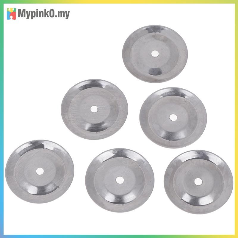 Mypink 50pcs Tambourine Bell แหวน Jingle Bell เหล็กสําหรับ Handbell Church กลองบ่วง Tambourine แหวน 