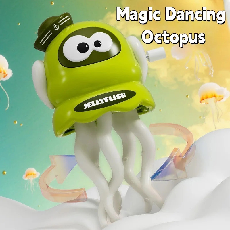 Magic Dancing Octopus ของเล่นไขลานของเล่น Crazy 8 ขา Action Wiggly Octopus ของขวัญเด็ก
