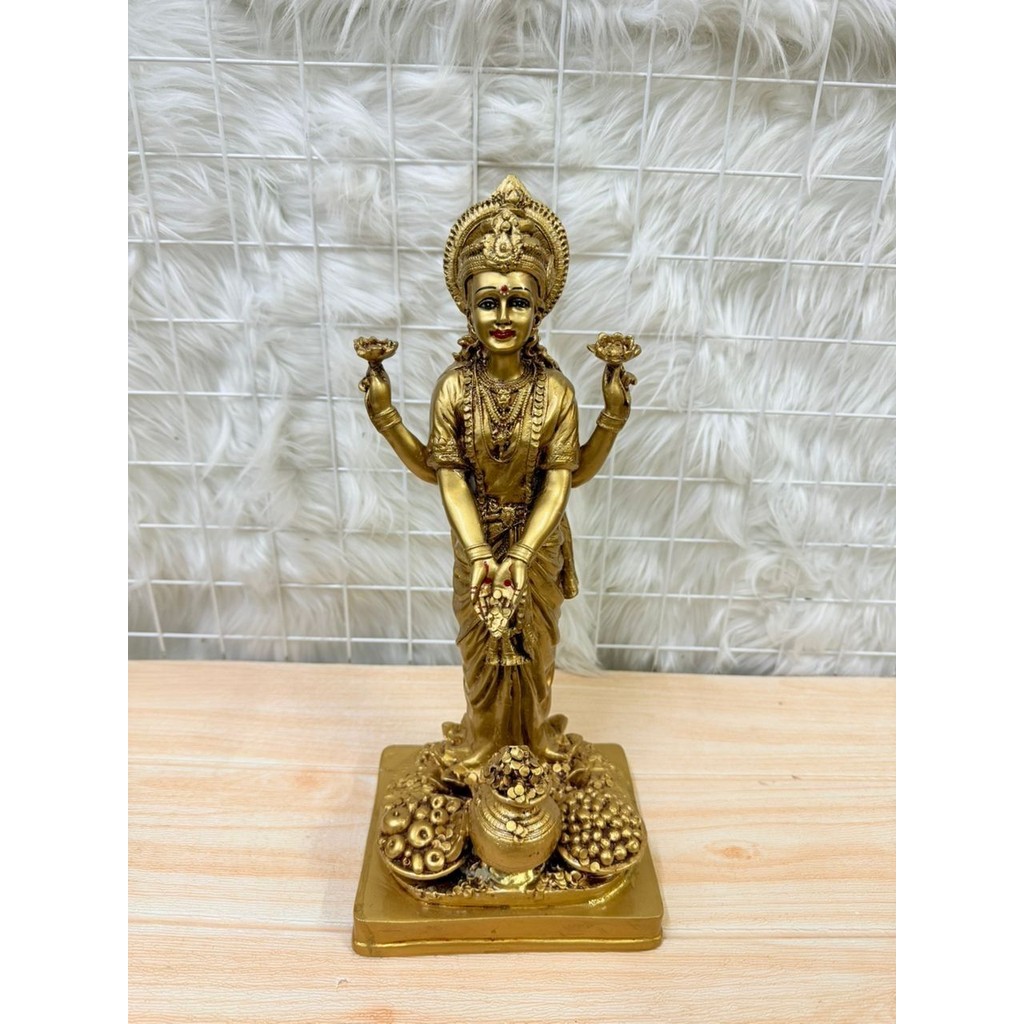 SP522 - Marble Dust Mahalakshmi Idol