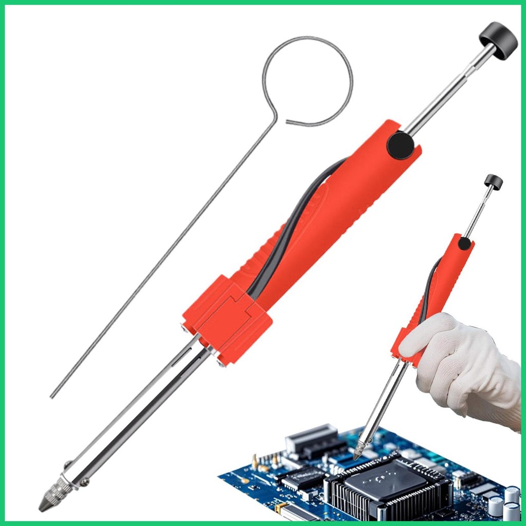 Desoldering Iron Solder Sucker Iron Solder Sucker Double-ใช้ไฟฟ้าแบบพกพา Desoldering เครื่องมือ Remo