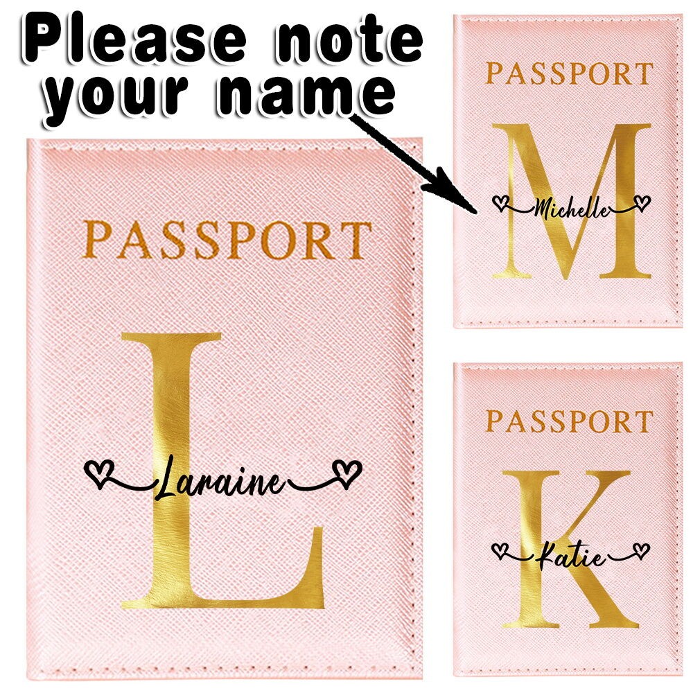 กระเป๋าใส่ PASSPORT นำชื่อเก๋ไก๋ผู้ถือกระเป๋าหนังสือเดินทางป้องกันกรณีปกกระเป๋าสตางค์