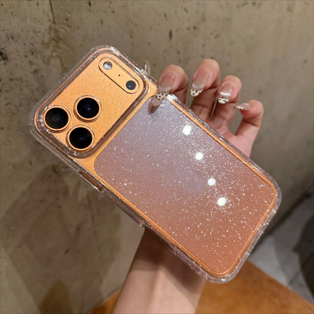 🔥for iphone 17 16 15 Pro Max เคสมือถือ กากเพชร เคสโทรศัพท์แบบไฮบริด ลายกริตเตอร์ กันกระแทก สำหรับ for iphone 14 pro  13 Pro Max 12 Pro Max 12Pro 12 12 mini 11 Pro Max 11 Pro 11 XS MAX XR X มีสินค้าพร้อมส่ง