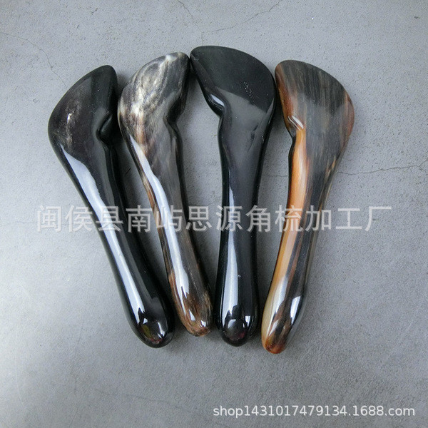 กัวซา หินกัวซา fuli กัวซา ธรรมชาติเก่าฮอร์นสีดําบัฟฟาโลเอ็นติดความงามติดฝังเข็มปากกามีดโกนใบหน้านวดต