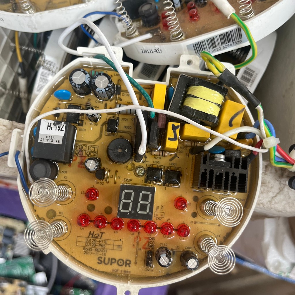 เหมาะสําหรับเครื่องทํานมถั่วเหลือง Supor DJ12B-P65 Power Board บอร์ดคอมพิวเตอร์ปุ่มบอร์ดไฟ