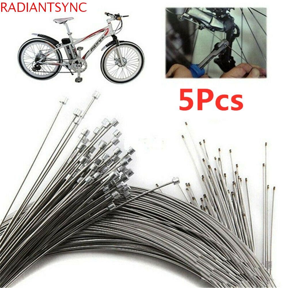 RADIANTSYNC ชุดสายเกียร์ 5 ชิ้น สำหรับจักรยานเสือภูเขา ความยาว 2 เมตร Shifter