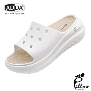 ADDA Pillow Foam **รองเท้าแตะลำลอง รุ่น 5PF08-W1 รองเท้าแบบสวม สูง 6.5 ซม. แก้ปัญหารองช้ำได้
