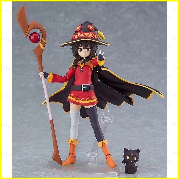YB3 KonoSuba An การระเบิดนี้ Wonderful World Megumin Action Figure Figma ตุ๊กตาของเล่นสําหรับของขวัญ