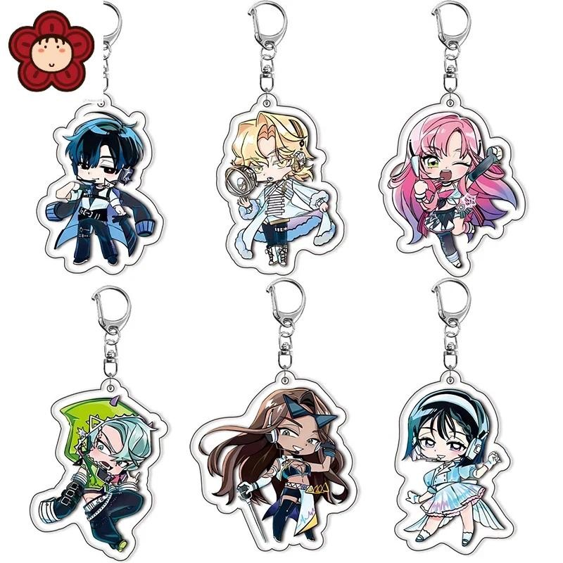 อะนิเมะ Alien Stage Chibis พวงกุญแจสําหรับผู้หญิงอุปกรณ์เสริมกระเป๋า Luka Ivan Till Mizi Hyuna Suai 