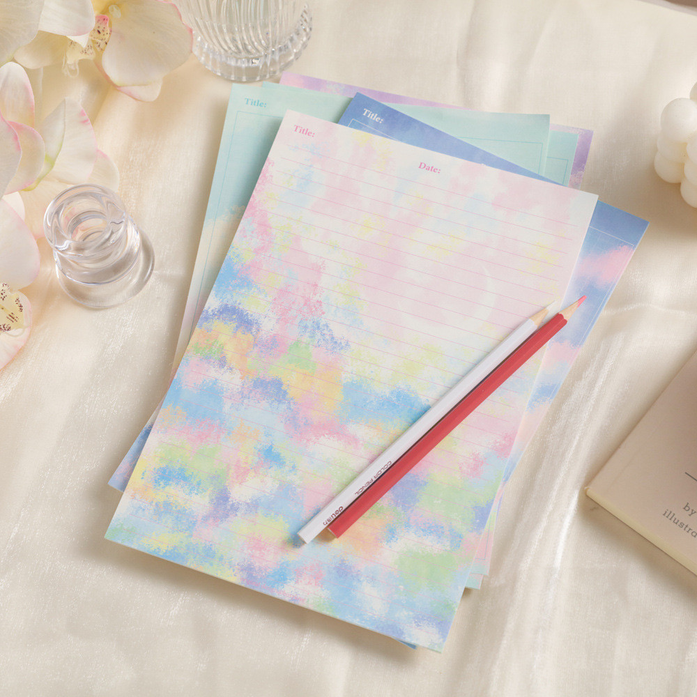 B5 HOSYLOVE Memo Pad Writing Pad School Note Pad ถ่ายภาพนักเรียน