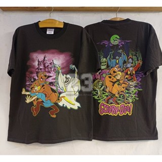 [ 23 ] SCOOBY-DOO! tag HANES ฟอกนุ่ม เฟดดำ เสื้อวินเทจ เสื้อ…
