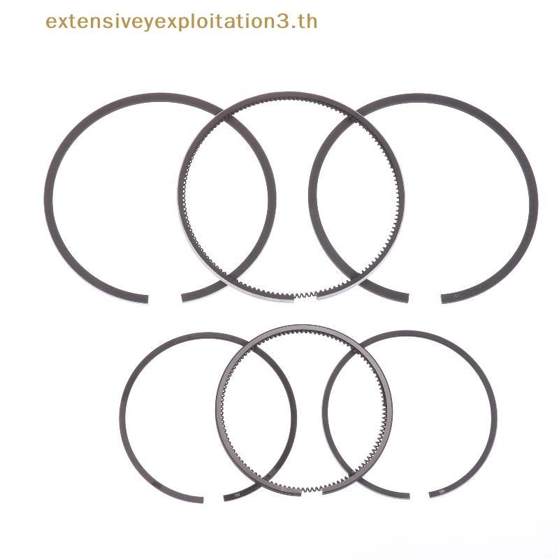 # บ้าน EE # 3 ชิ้น/เซ็ตแหวนลูกสูบ Fit กระบอกเดียวเครื่องยนต์ดีเซล 168F 170F 173F 178F 186F 188F 192F