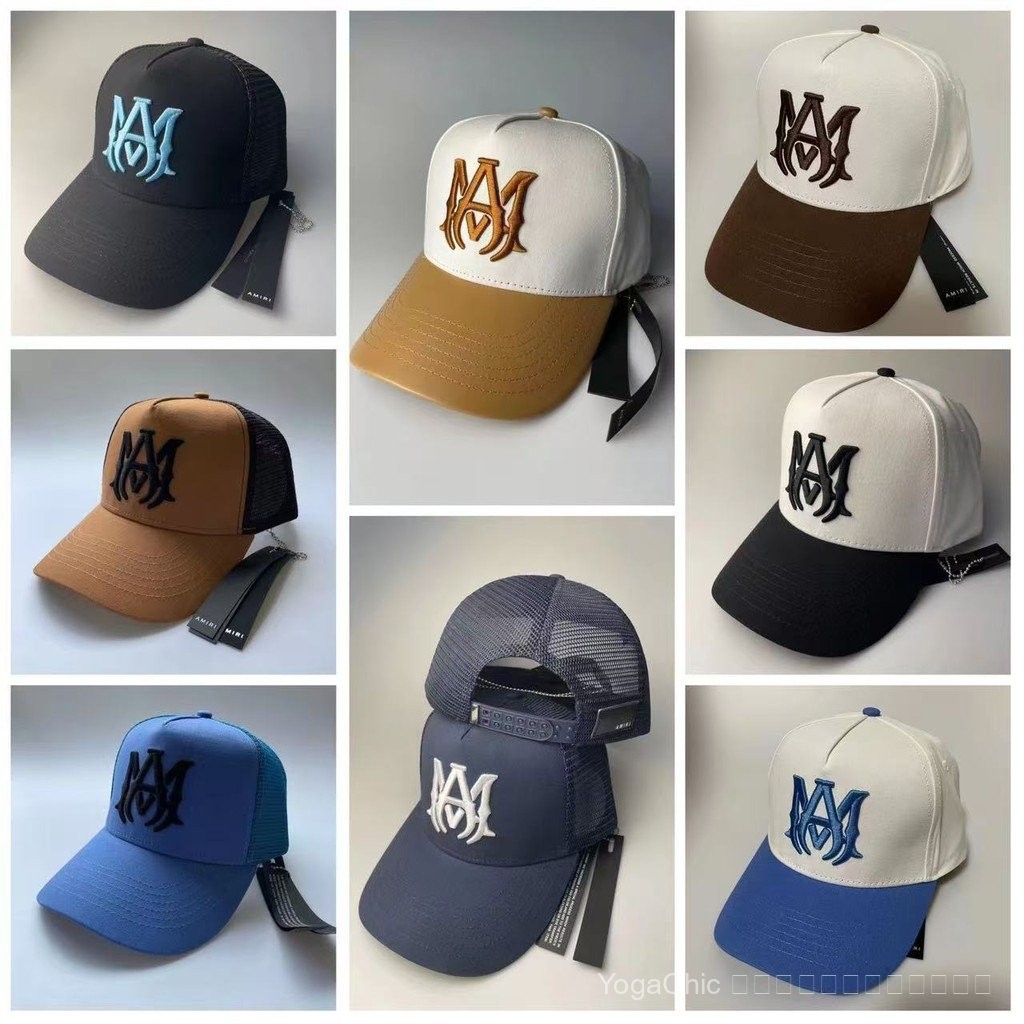 new ami ความรัก หมวกเบสบอลสไตล์ใหม่ ฤดูร้อน ปักโลโก้ พร้อมสต็อก