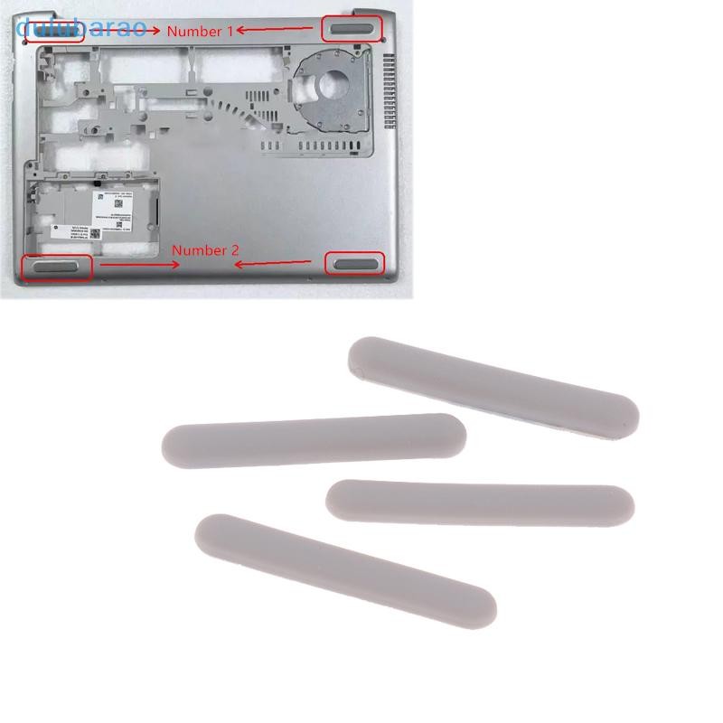 [DUL] 2/4 ชิ้นแล็ปท็อปยางฟุตสําหรับ HP Probook 430 435 436G5 440 445 G5 แล็ปท็อปฟุตด้านล่าง Shell Pa