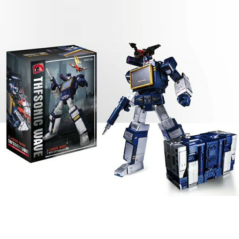 ของเล่นแปลงร่าง THF-01J ระดับมาสเตอร์ MP-13 Soundwave TAKARA เวอร์ชันญี่ปุ่น พร้อมโมเดลเลเซอร์เบิร์ด