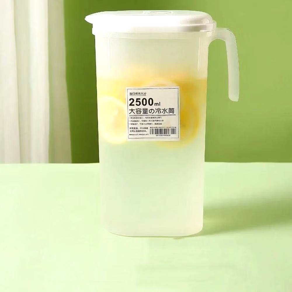 ขวดเครื่องจ่ายน้ำดื่ม โปร่งใสเหยือกน้ำแข็งทนความร้อน 2175