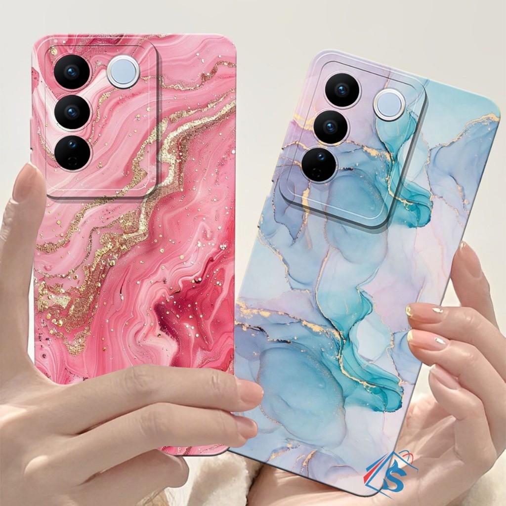 HP [SHARK CASE] Softcase Vivo V27E V27 V25 V25 PRO V25E V21 V21E V23E V23 5G Y75 5G T1 5G V15 PRO Mo