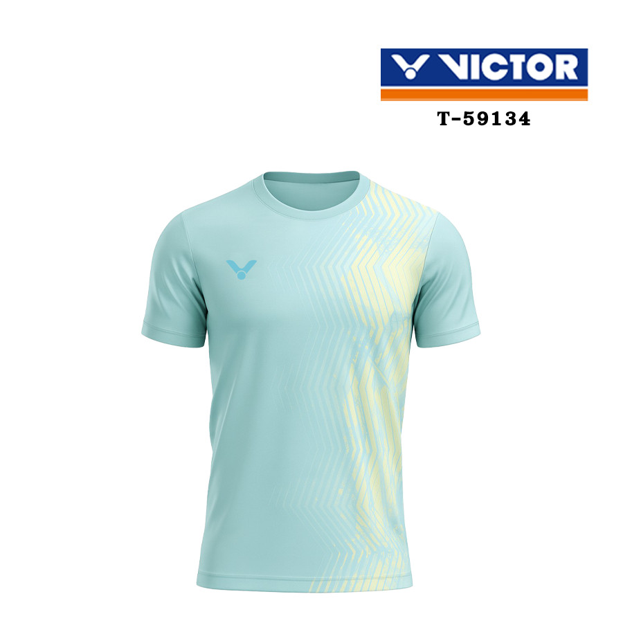 🏸👕 VICTOR T-59134 – เสื้อแบดมินตันเนื้อผ้าพรีเมียม สวมใส่สบายสุดๆ!🧵 ตัดเย็บด้วยเส้นใยพิเศษจาก VICTOR