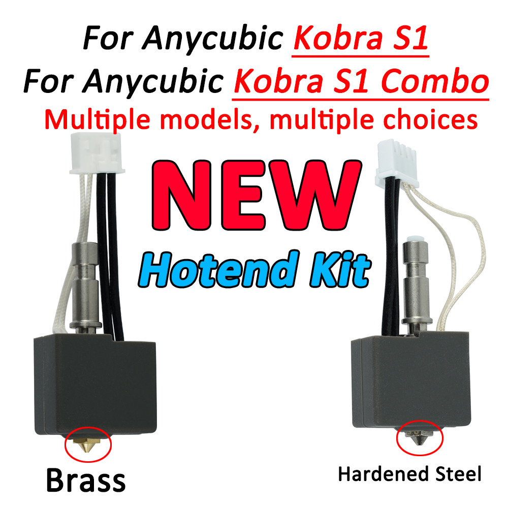For Anycubic Kobra S1 Hotend Kobra S1 Combo Hotend Kit for Anycubic Kobra S1 Nozzle Print Head S1C 3