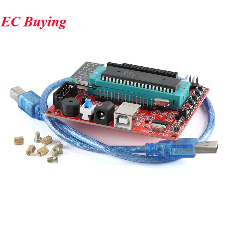 51 MCU การเรียนรู้ Development Board STC89C52 STC12C5A60S2 AVR ระบบขั้นต่ํา AT89S51 AT89S52 USB ดาวน
