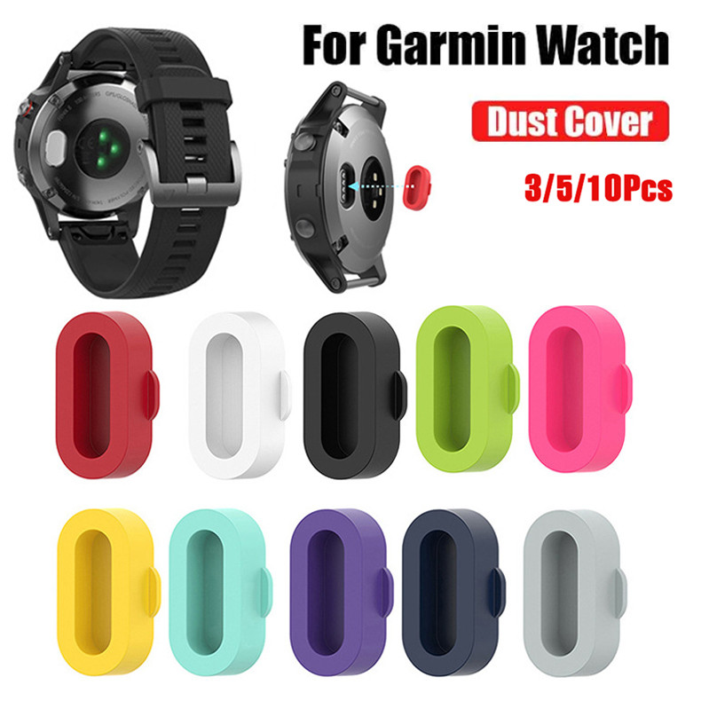 3/5/10 ชิ้นปลั๊กกันฝุ่นสําหรับผู้เบิกทาง Garmin 265 255 S 965 955 55 245 645 Fenix 6 6X 6S 7 7x 7s 5
