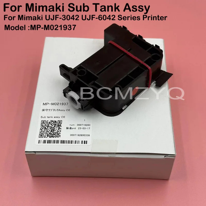 ถังย่อยดั้งเดิม Assy MP- M021937 สําหรับ Mimaki UJF-3042 UJF-6042 เครื่องพิมพ์ตลับหมึกรอง Assy หมึกต