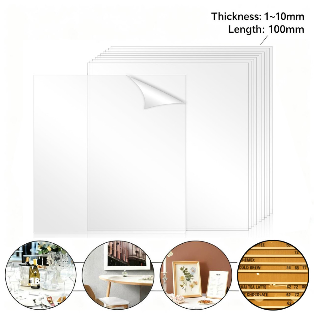 Clear Acrylic Sheet for Signage, Crafts, and DIY Projects