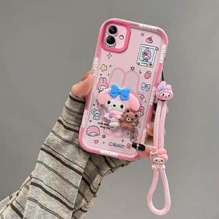 เคส Samsung A07 A06 A05 ตุ๊กตาสติ๊กเกอร์ตัวละครอนิเมะ เคสโทรศัพท์