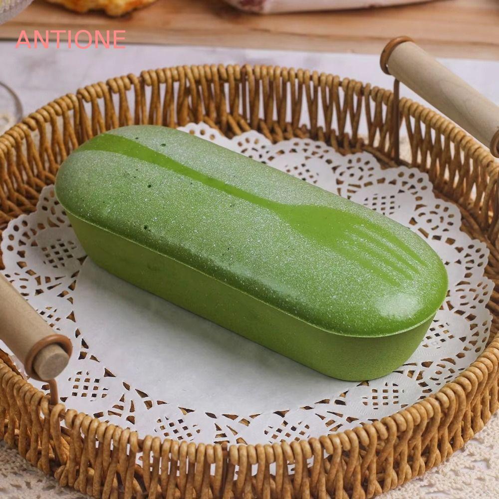 ANTIONE จําลองขนมปังบีบของเล่น,มือผ่อนคลายรูปร่างอาหารขนมปังบีบของเล่น,สร้างสรรค์ PU ช้า Rebound นวด Sensory Fidget ของเล่นเด็กผู้ใหญ่
