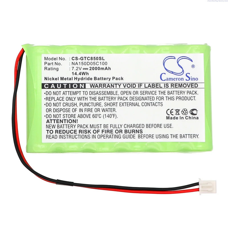 Cameron Sino 7.2V 2000mAh แบตเตอรี่ลําโพง NA150D05C100 สําหรับ Graetz TC850B, TC850C + เครื่องมือ