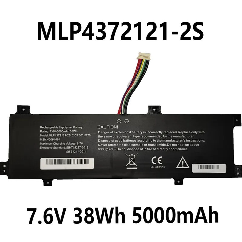 MLP4372121-2S 40064487 7.6V 38Wh 5000mAh แบตเตอรี่แล็ปท็อปสําหรับ Akoya E3213 E2216T E3215 E3215T E3