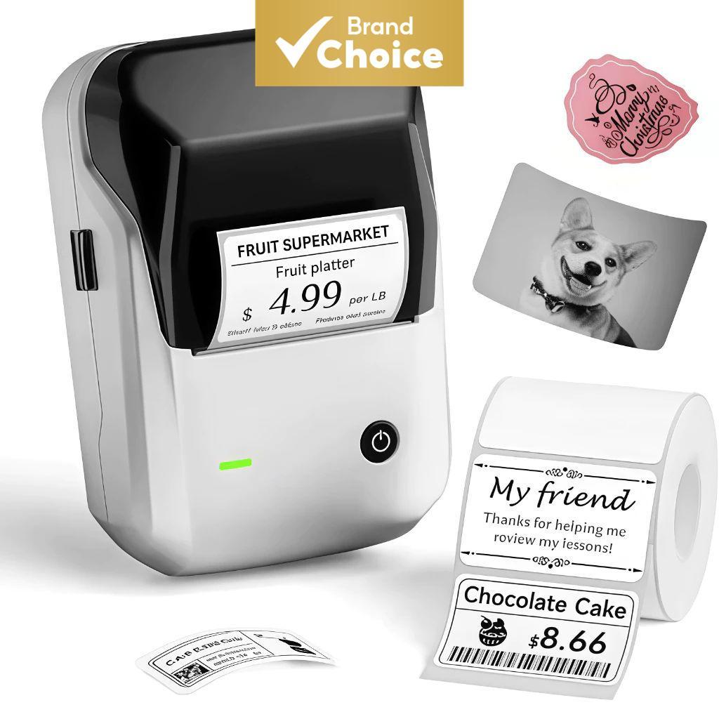 เครื่องปริ้นฉลากความร้อนแบบพกพา Niimbot B1 | เครื่องพิมพ์ภาพถ่ายไร้สาย ไม่ต้องใช้หมึก, เครื่องทําฉลา