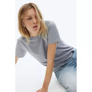 H&M(เอชแอนด์เอ็ม) เสื้อยืดคอตตอน Women Cotton T-shirt 0963662_6