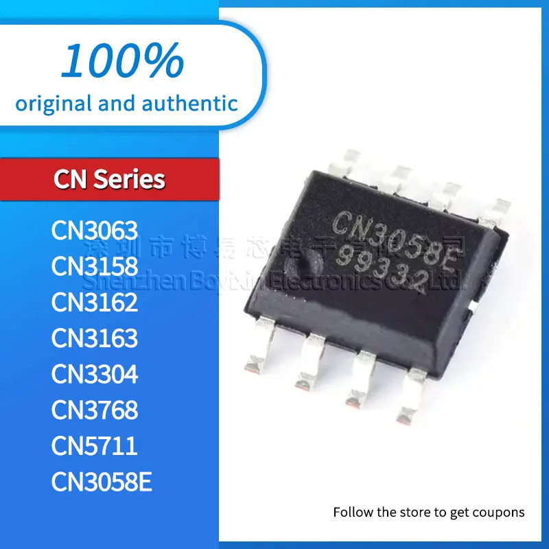 5PCS CN3058E CN3063 CN3158 CN3162 CN3163 CN3304 CN3768 CN5711 SOP ชิปic