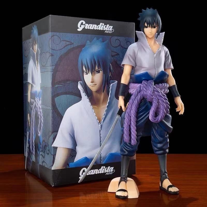 ยืน Sasuke รูป Naruto Uchiha Sasuke ยืน GK อะนิเมะรูปตกแต่ง