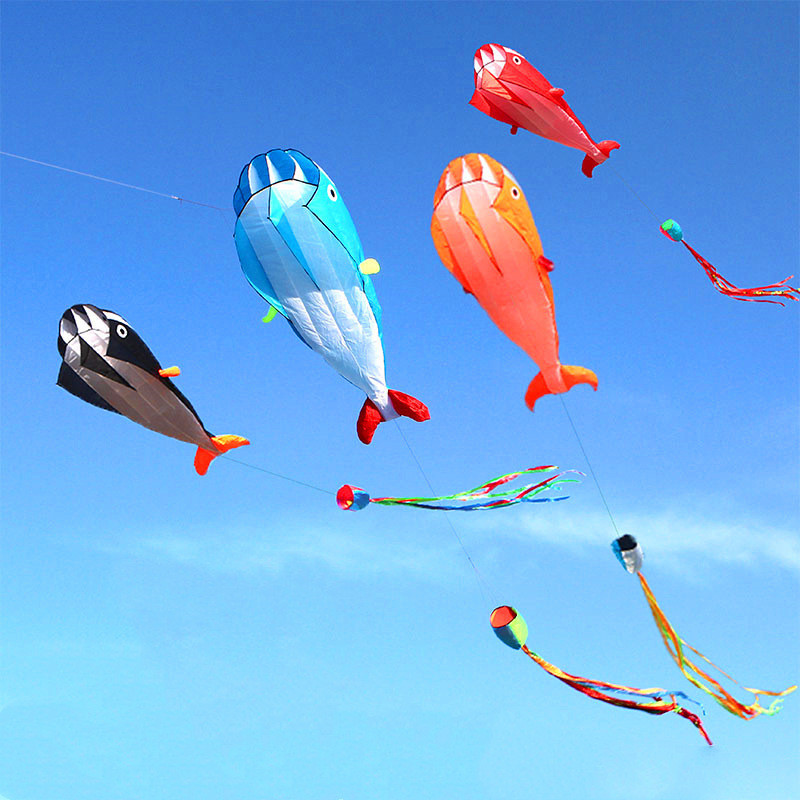 Whale Kite Dolphin Kite Breeze Easy Flying Software Whale Killer Whale Kite