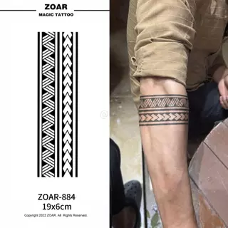 [ส่งไทย] แทททูสมุนไพร ติดนาน 2 สัปดาห์ รอยสักกึ่งถาวร ลายแขน เหมือนจริง