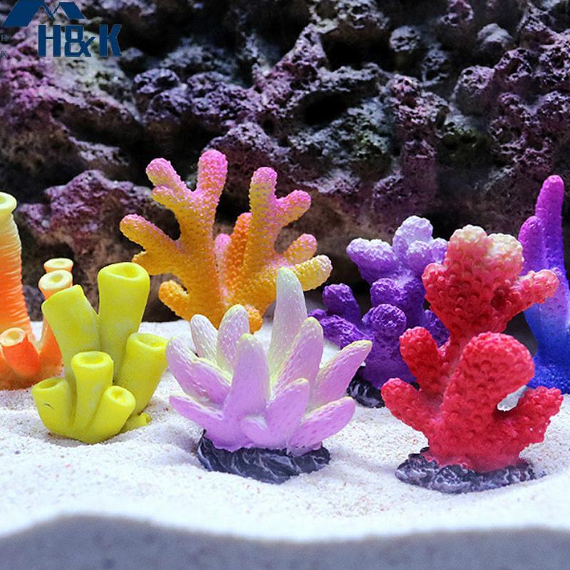 [ชม.&เค] ประดิษฐ์ปะการังตู้ปลาตกแต่งนูนปลาดาวเรซิ่น Reef ภูมิทัศน์พิพิธภัณฑ์สัตว์น้ําตกแต่งหัตถกรรมตกแต่งโต๊ะ {ไทย}