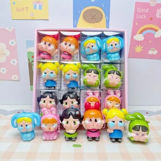 ขนมปังน่ารัก Squishy ชุดของเล่นการ์ตูนเบเกอรี่ช้า Rising บีบความเครียดบรรเทาพวงกุญแจอาหารนุ่ม Squishies ของขวัญสําหรับเด็ก