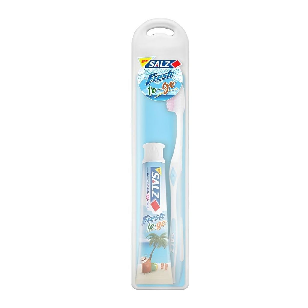 ซอลส์ เฟรชทูโกชุดแปรงสีฟันและยาสีฟัน Salz Fresh To Go 1Pcs.