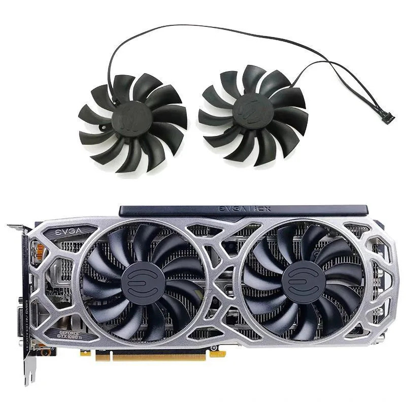 *2PCS PLA09215B12H DC 12V 4PIN 85MM GTX1080TI GPU Cooler สําหรับ EVGA GTX1080TI SC2 GAMING ICX กราฟิ