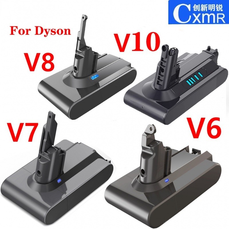 ✿แบตเตอรี่เครื่องดูดฝุ่นสำหรับ Dyson V7 SV12 V8 V10 Series SV07 V6 DC62 Absolute Fluffy Animal Pro ช
