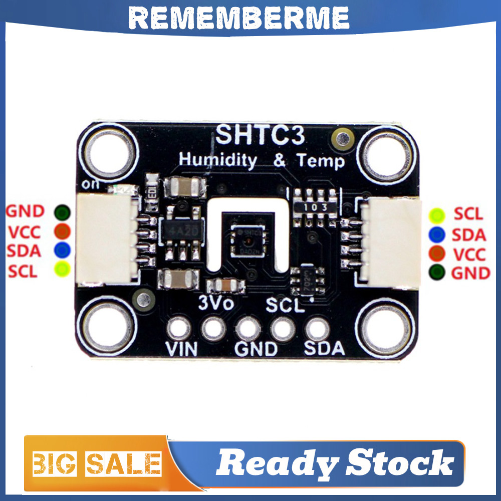 SHTC3 อุณหภูมิความชื้นเซนเซอร์โมดูลสําหรับ STEMMA QT Qwiic Digital อุณหภูมิความชื้น Sensor I2C สําหร