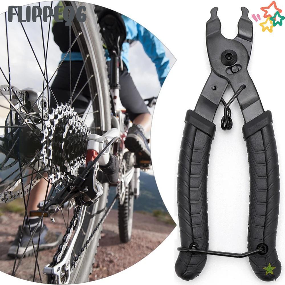FLIPPEQ6 คีมเปิดโซ่จักรยาน, Up Multi Link Plier พร้อมตะขอขี่จักรยานโซ่ Clamp, คีมจักรยานแบบพกพา CHAIN Link Connector