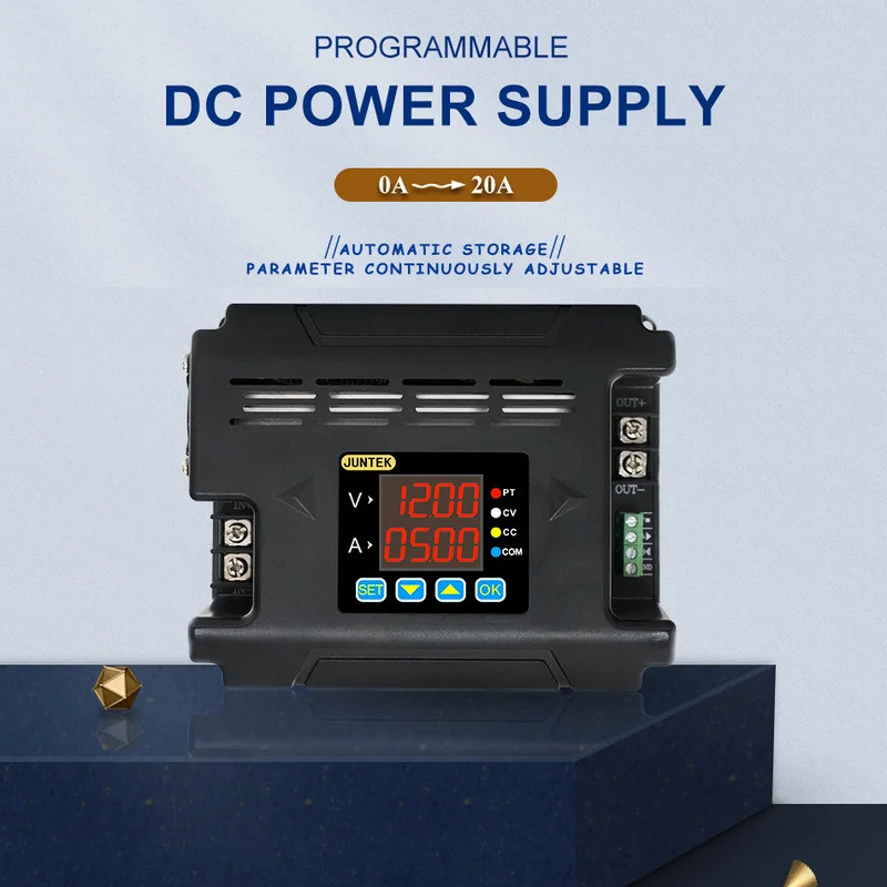 JUNTEK DPH8920 20A DPH8909 0-36V Digital Programmable Power Supply แรงดันไฟฟ้าคงที่ TTL MODBUS 485 ก