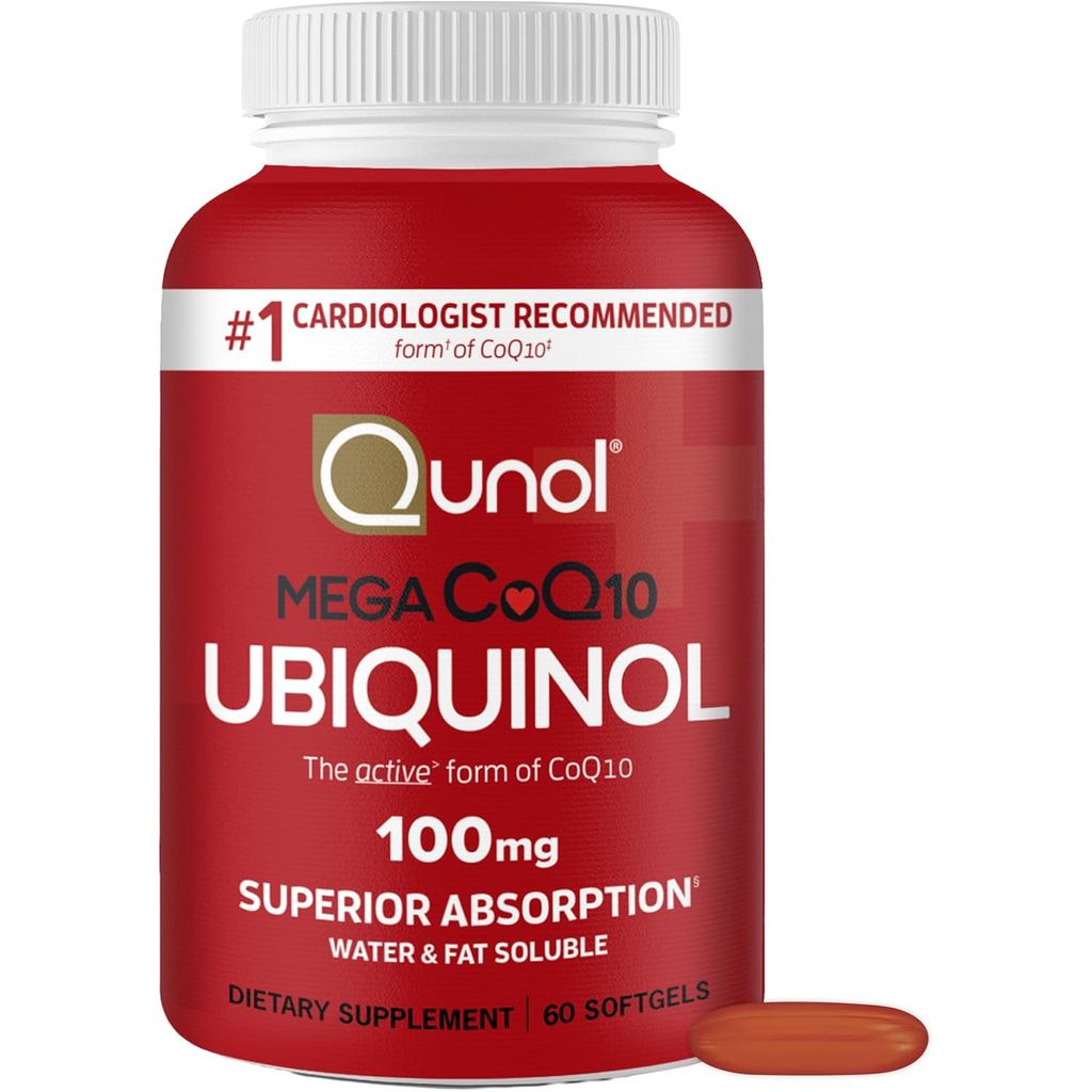 Coenzyme Q10 Soft Capsules 100mg, Q10 Super Coenzyme Q10 100mg-การดูดซึมประสิทธิภาพสูง-โคเอ็นไซม์ Q1