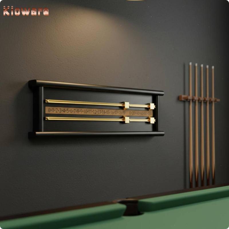Kloware ไม้สนุ๊กเกอร์ Scorer Reusable 2two-Channel Score BOARD สไตล์บิลเลียด Score BOARD สําหรับเครื