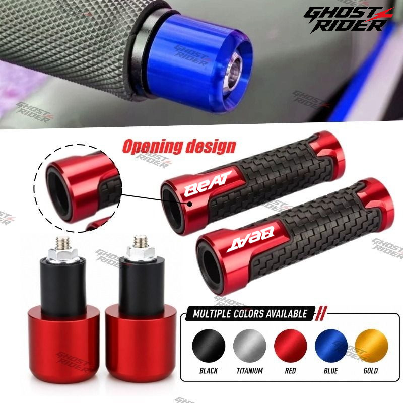 สําหรับ HONDA BEAT FI V1 V2 V3 แฮนด์รถจักรยานยนต์ Grip Bar End Weights Grip ชุด CNC อุปกรณ์เสริม